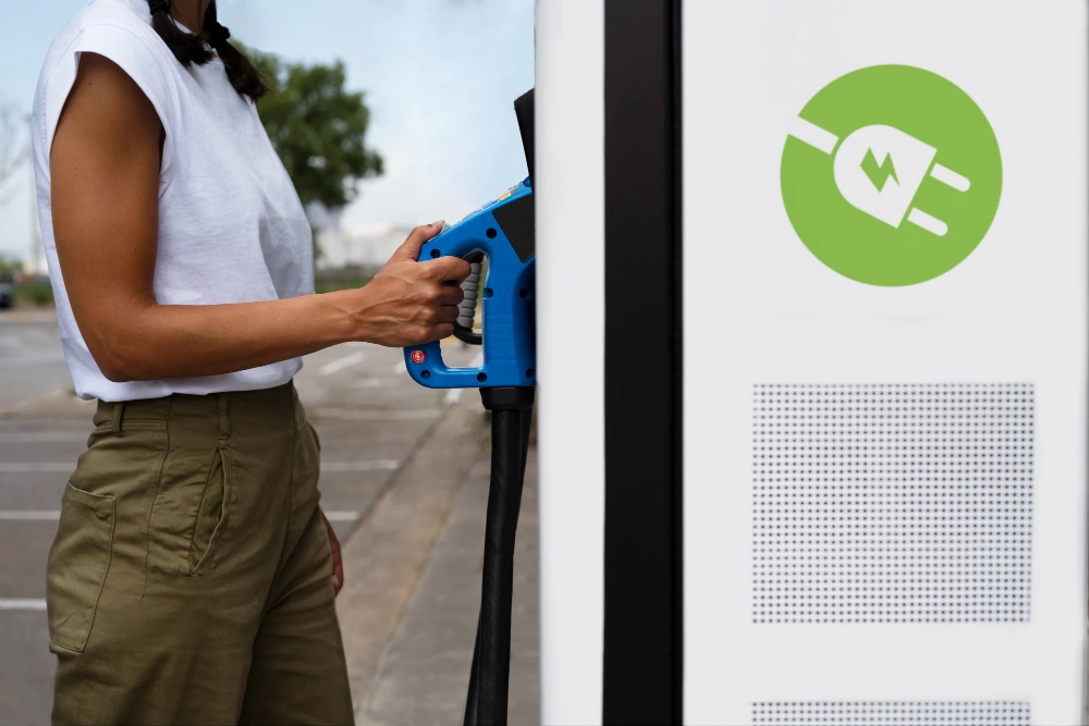 Pompe borne de recharge électrique