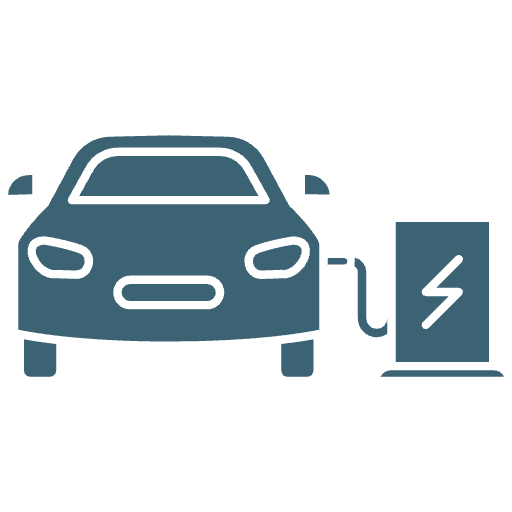 Icône borne de recharge électrique